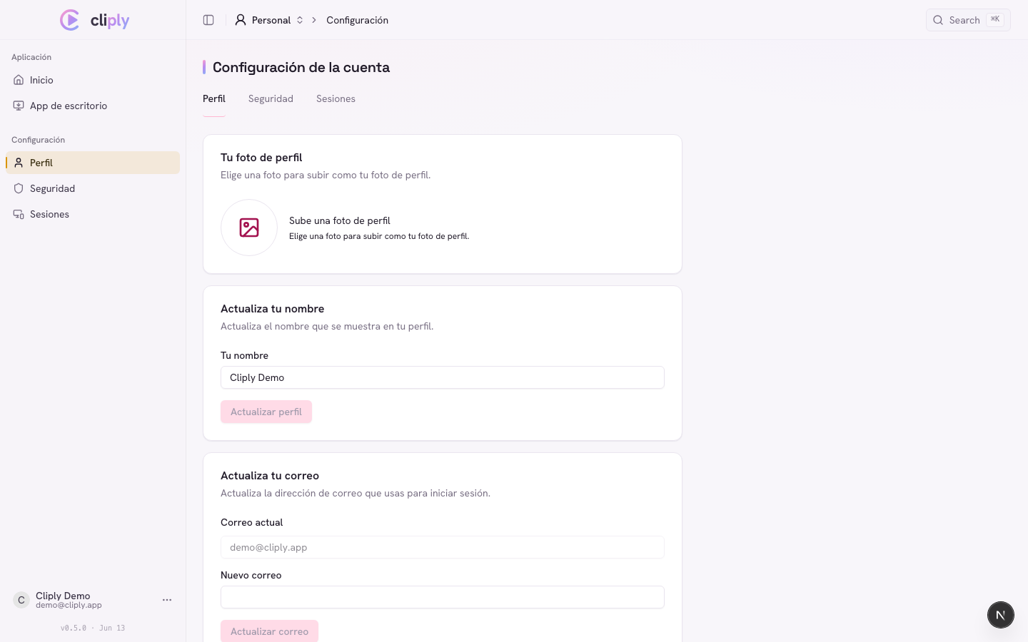 El saldo de créditos y el historial de transacciones en la configuración de la organización