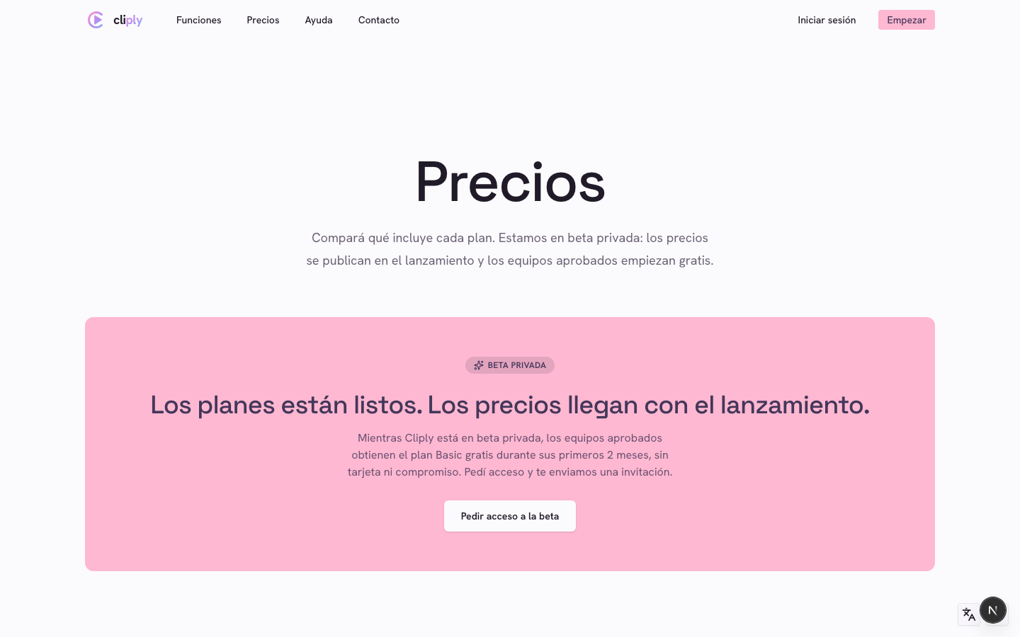 La tabla comparativa de planes en la configuración de facturación de la organización